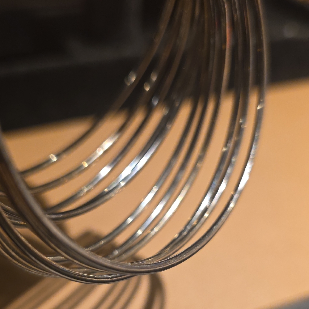 Source Unknown Silver-Tone Multi Hoop Earrings - image 3